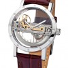 Mzi Watch Co. Sougia Red Leather Silver