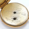 Ceas ceas de buzunar aur 18k francez cu cheie anul 1900