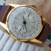 Cronograf Ceas cronograf elvetian vintage Landeron 48 pl aur